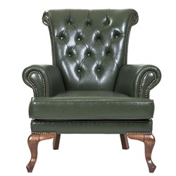 3A Mobilya Green Deri Berjer