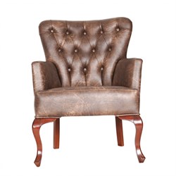 3A Mobilya Eskitme Kahve Midi Berjer