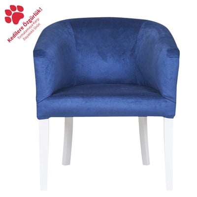 3A Mobilya Deep Blueoval Berjer
