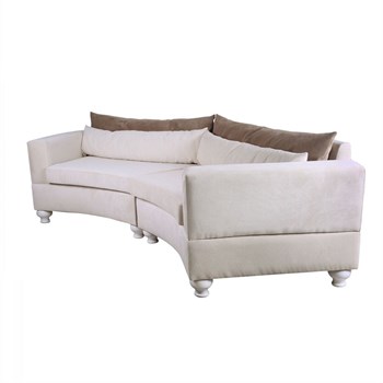 3A Mobilya Dioganal 3 Kişilik Kanepe Dark Cappuccino