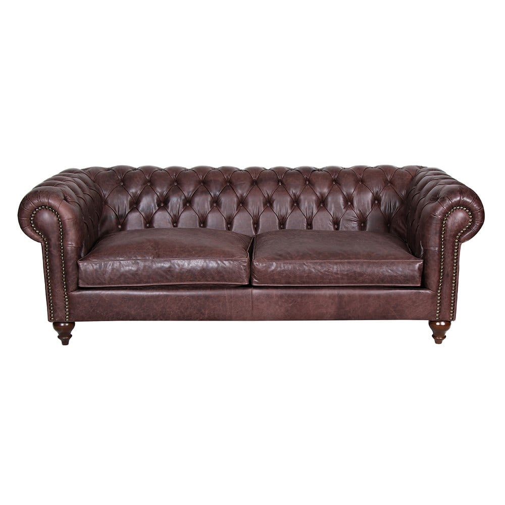 3A Mobilya Hakiki Deri Leicester Chesterfield