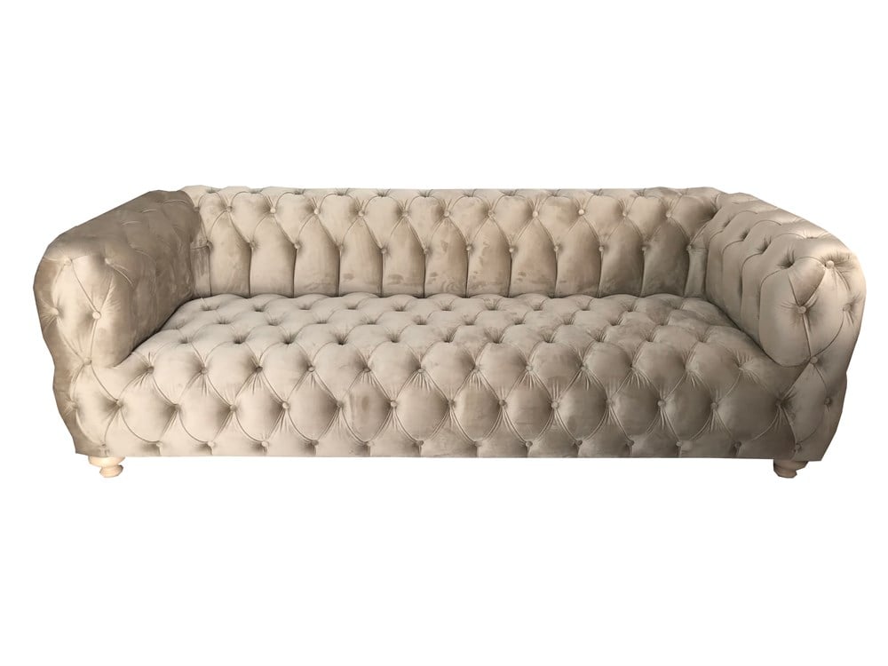 3A Mobilya Antrisit Gri Ful Kapitone Baxter