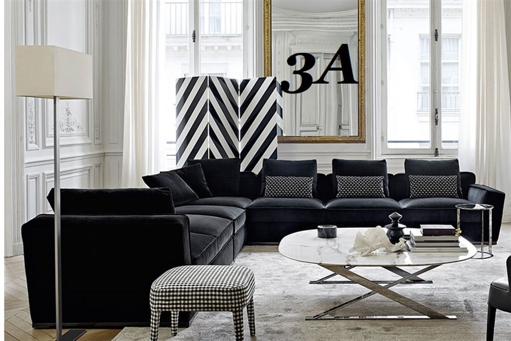 3A MOBİLYA BLACK KİNG L KANEPE 