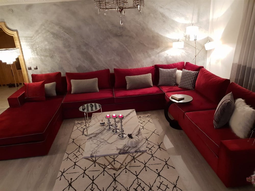 3A MOBİLYA BORDOUX U KANEPE