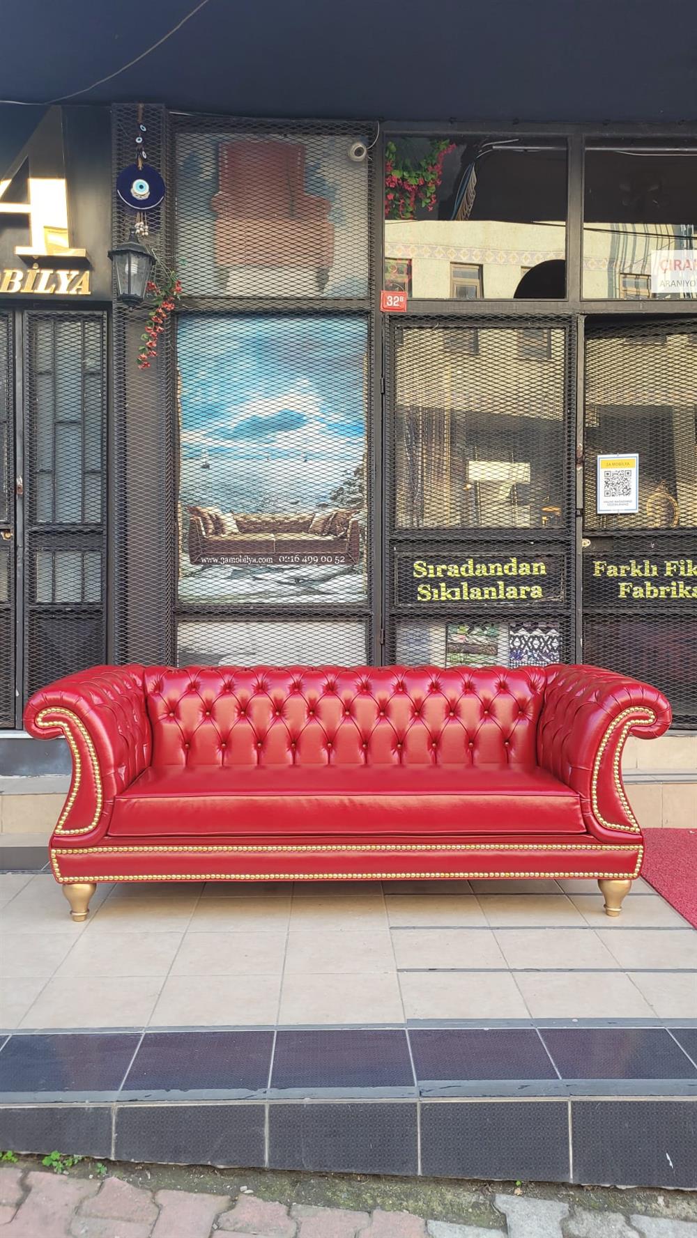 3A MOBİLYA FLAME DERİ KOLTUK