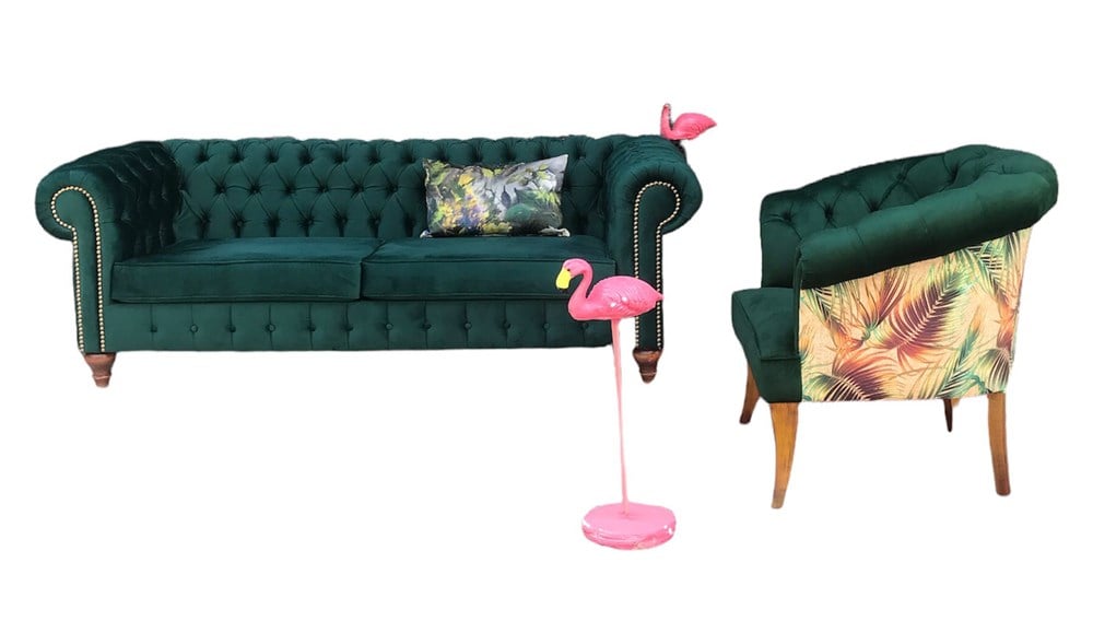 3A MOBİLYA İCON CHESTERFİELD  BERJER 