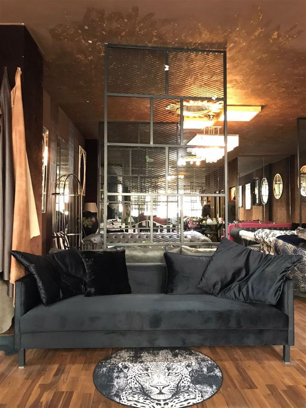 3A MOBİLYA İTALİAN DESİGN BLACK KANEPE