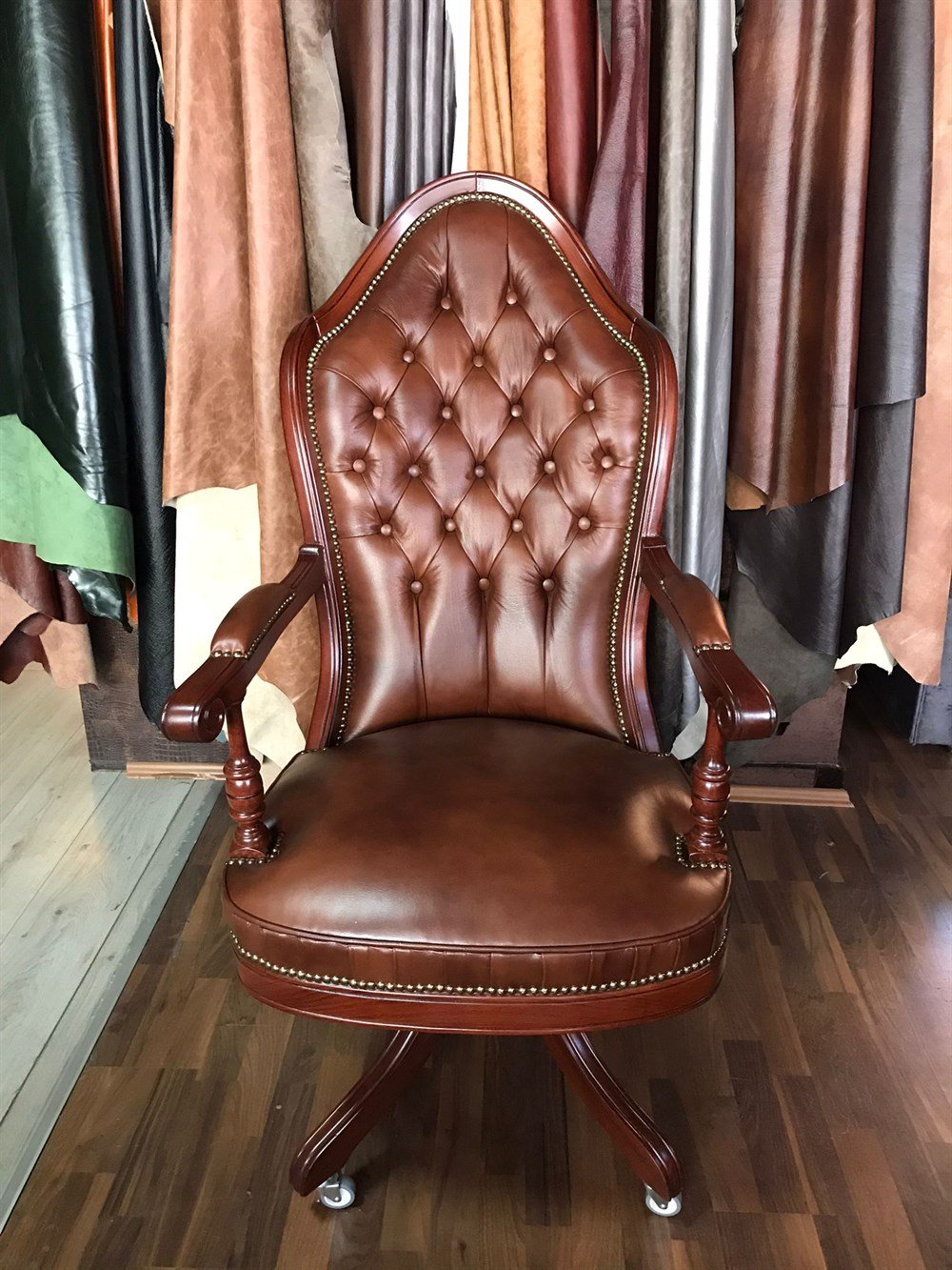 3A MOBİLYA LAWYER PREMİUM OFFİCE BROWN MAKAM KOLTUĞU