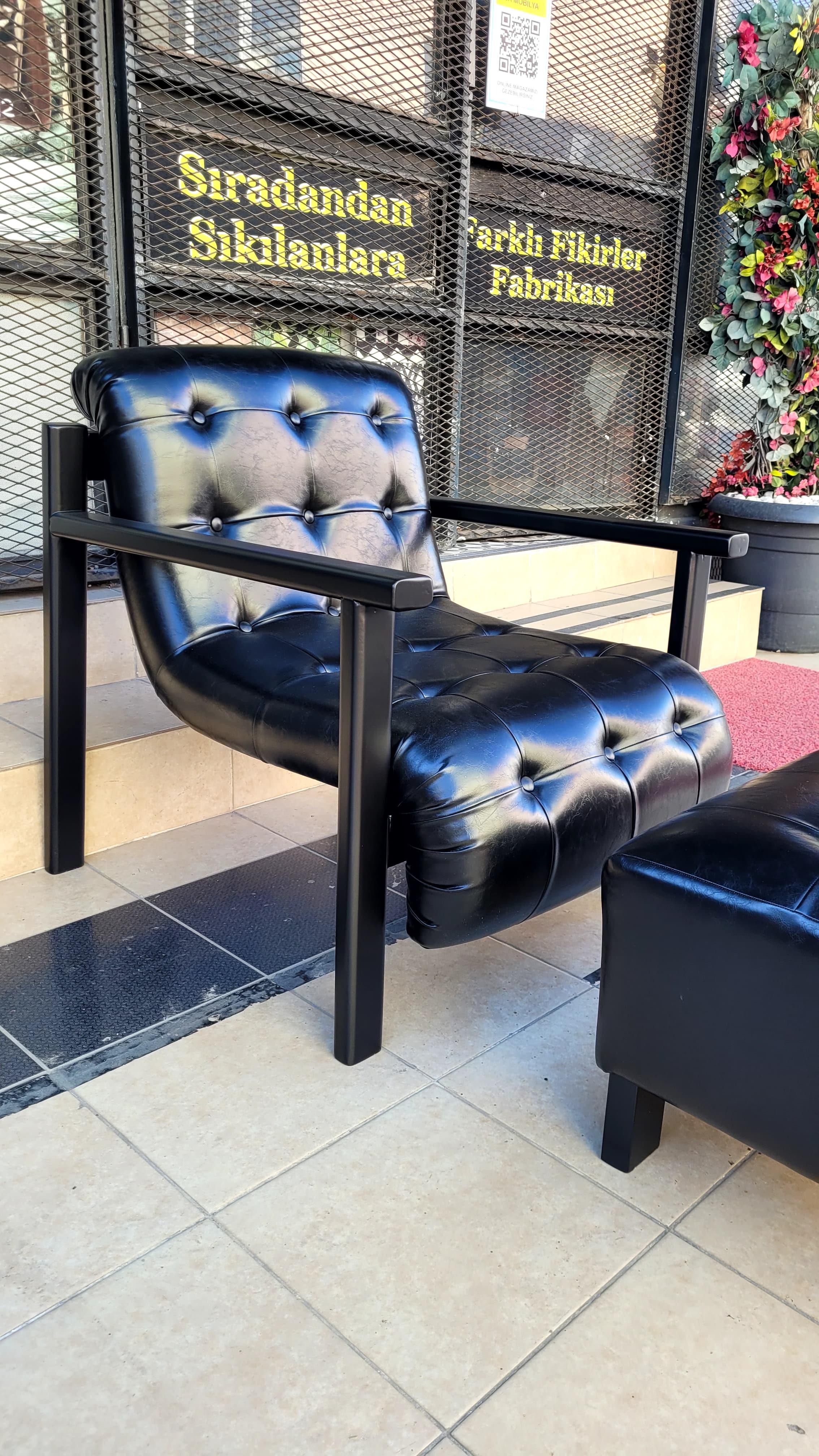 3A Mobilya Oslo Berjer Puf Takımı 