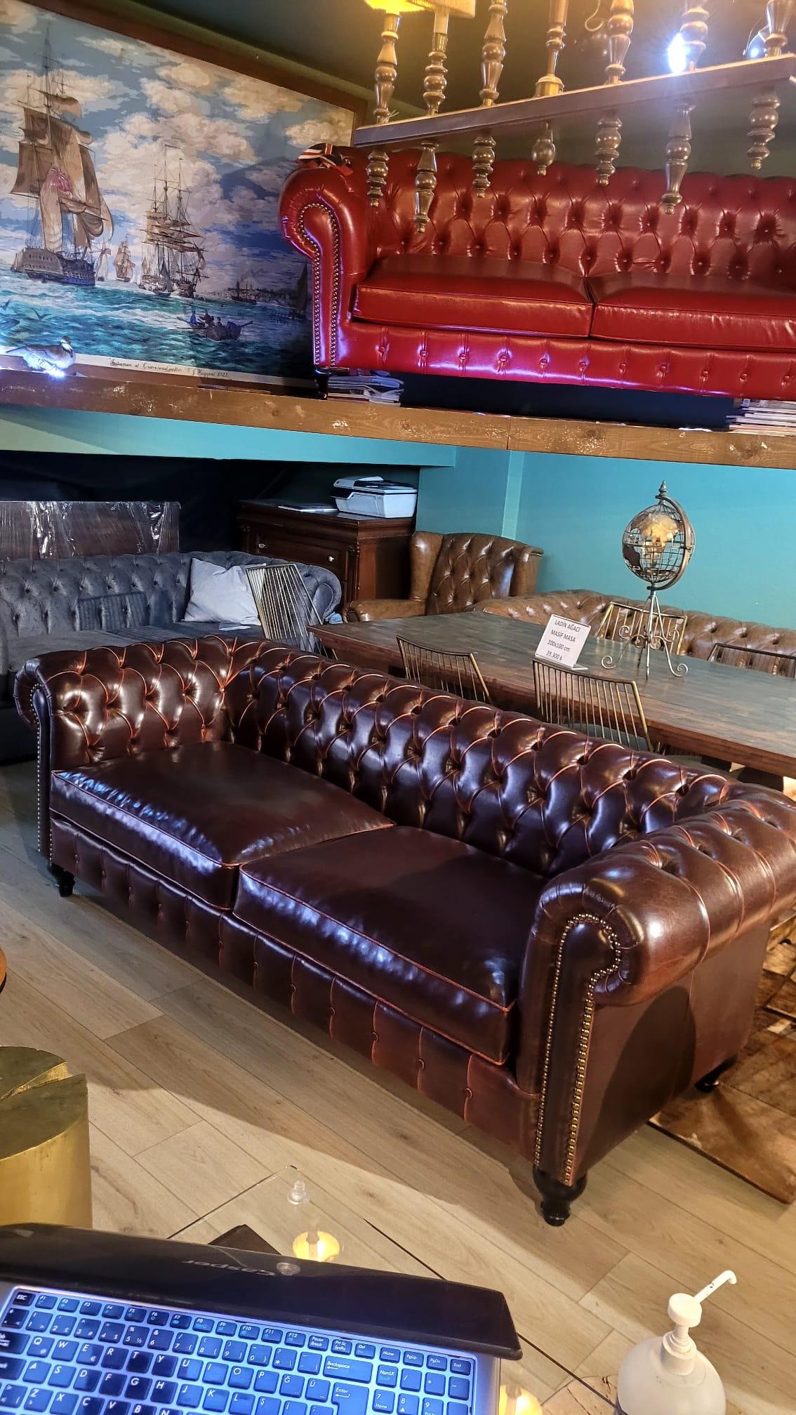 3A MOBİLYA PULLAP STİNGER CHESTERFİELD KOLTUK 