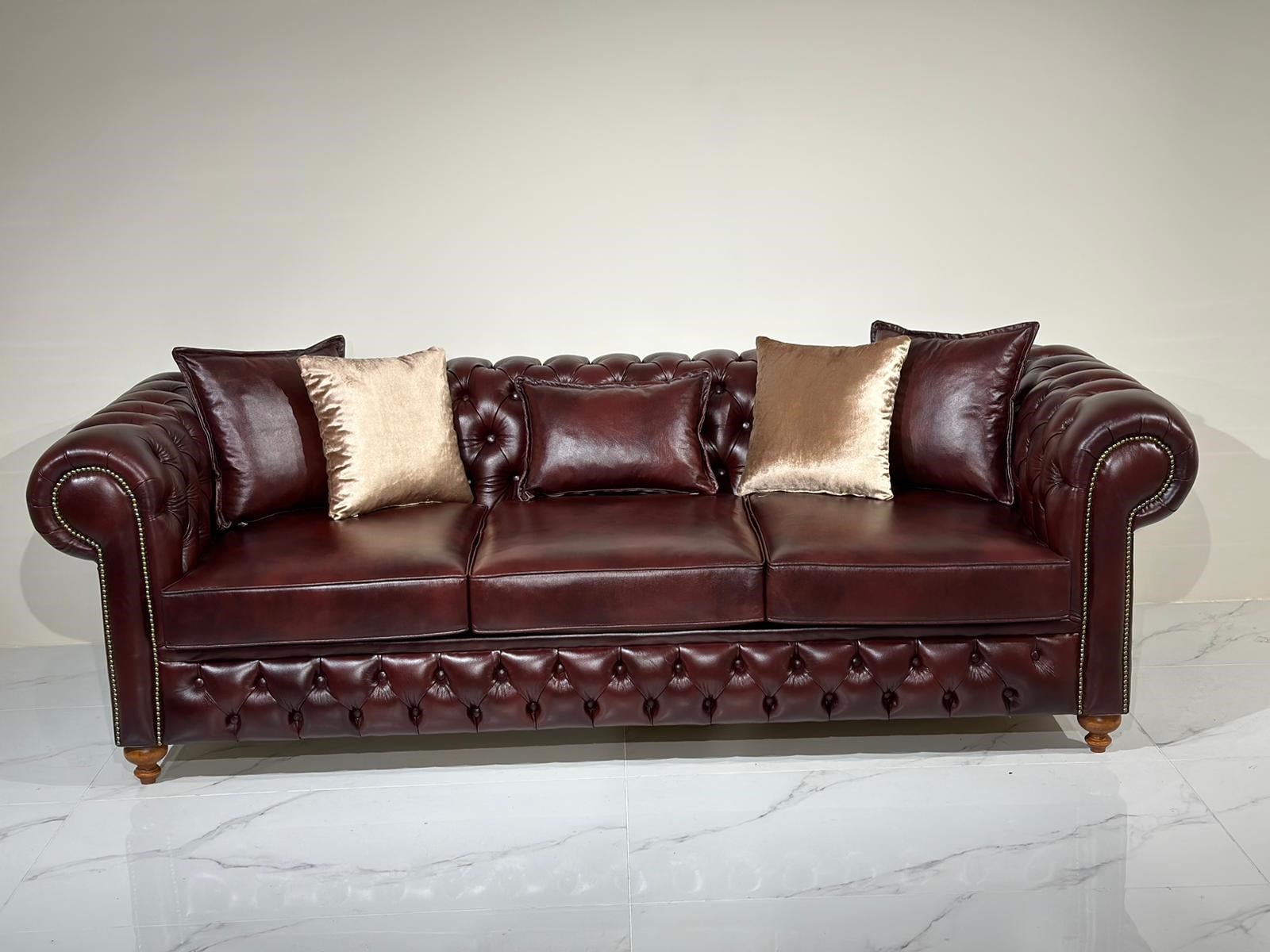3A MOBİLYA SELVA CHESTERFIELD KANEPE TAKIMI 3 +1
