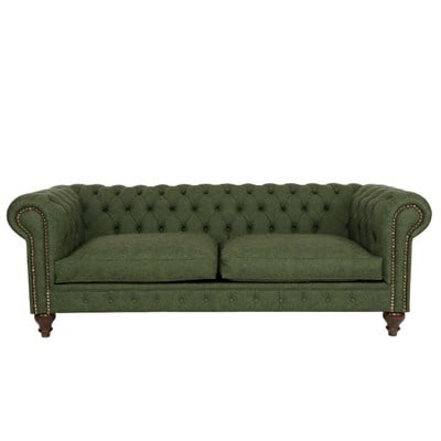 3A Mobilya Green Class Chesterfield - Yeşil