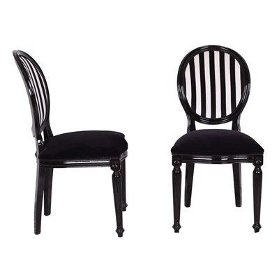 3A Mobilya New Line Black 2'Li Sandalye