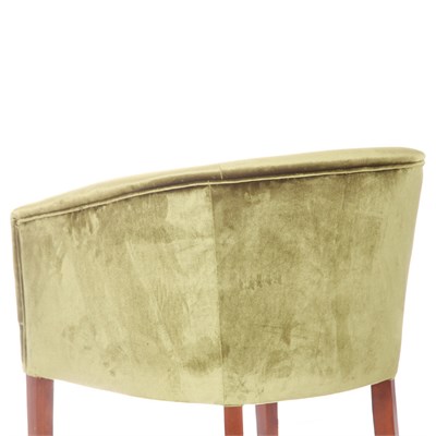 3A Mobilya Çağla Oval Berjer - Yeşil