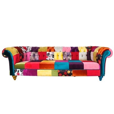 3A Mobilya Patchwork Chesterfield Kanepe