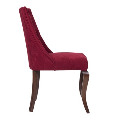 3A Mobilya Kapitone Lükens Bordo Sandalye