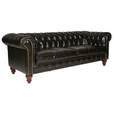 3A Mobilya Dark Green Pullap Chesterfield