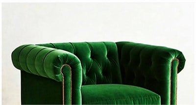 3A Mobilya Modern Green Berjer-Yeşil