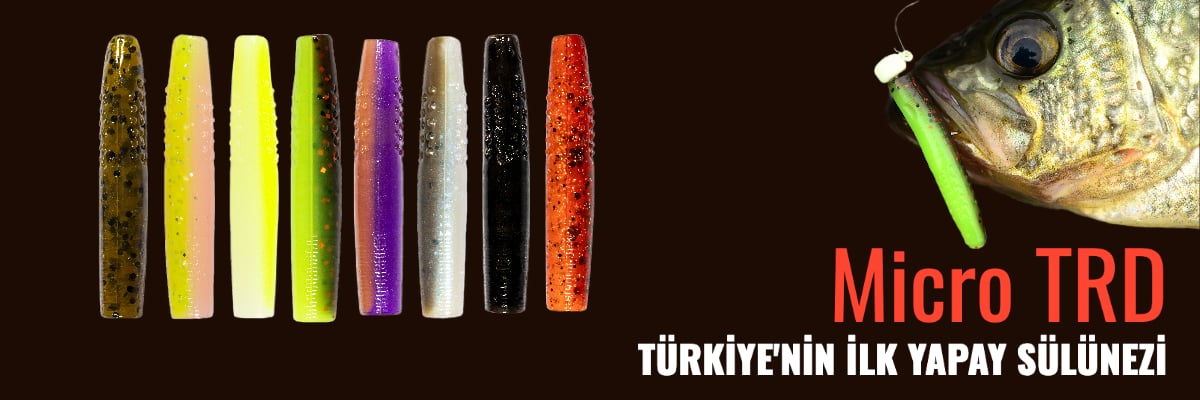 Z-Man Micro TRD silikon yemin su altında dik duruşu (Stand-Up Action)