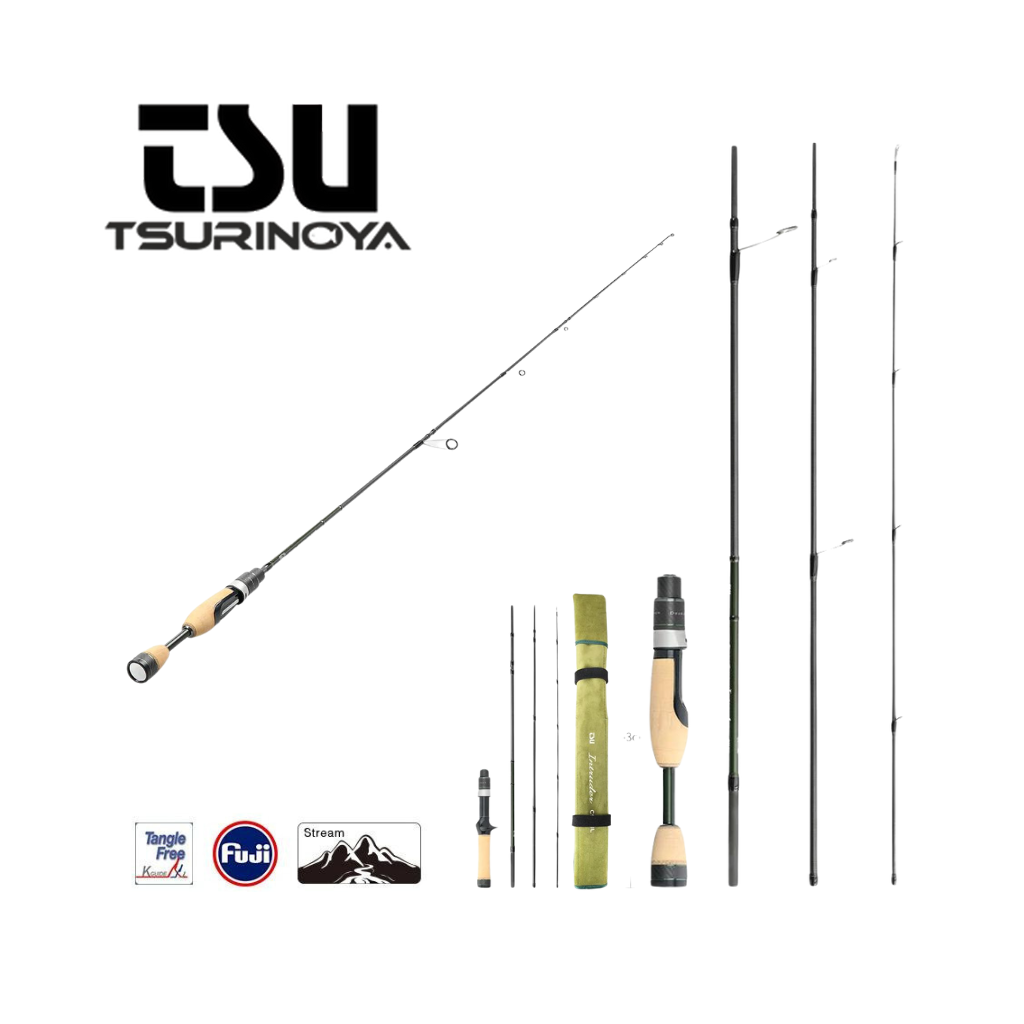 Tsurinoya Intruder S534UL S564UL | 4 Parça Kamış | Sahtekutum