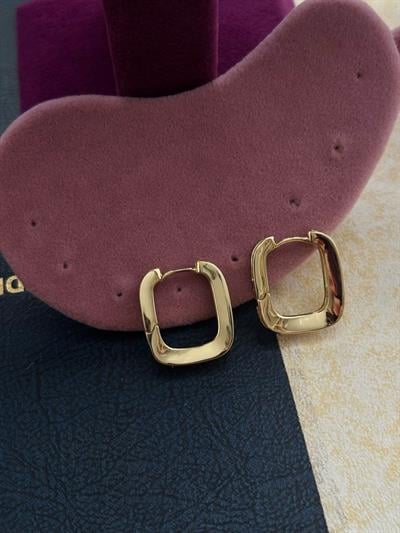 14K Xuping Kare Küpe