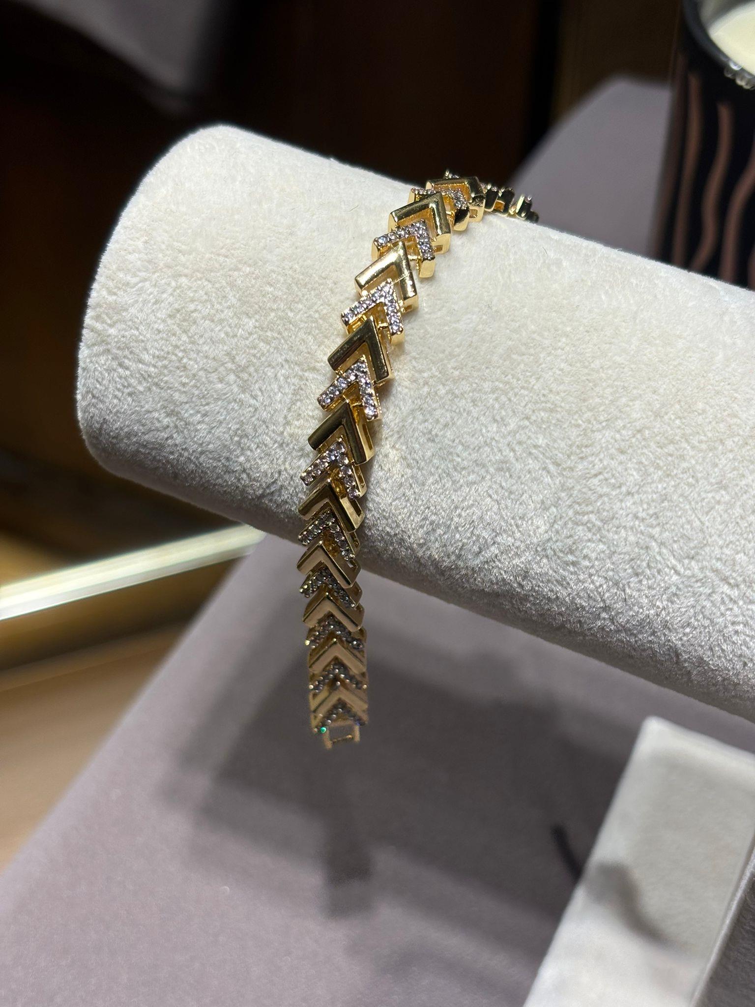 14K Altın Kaplama VIP Kılçık Model Bileklik