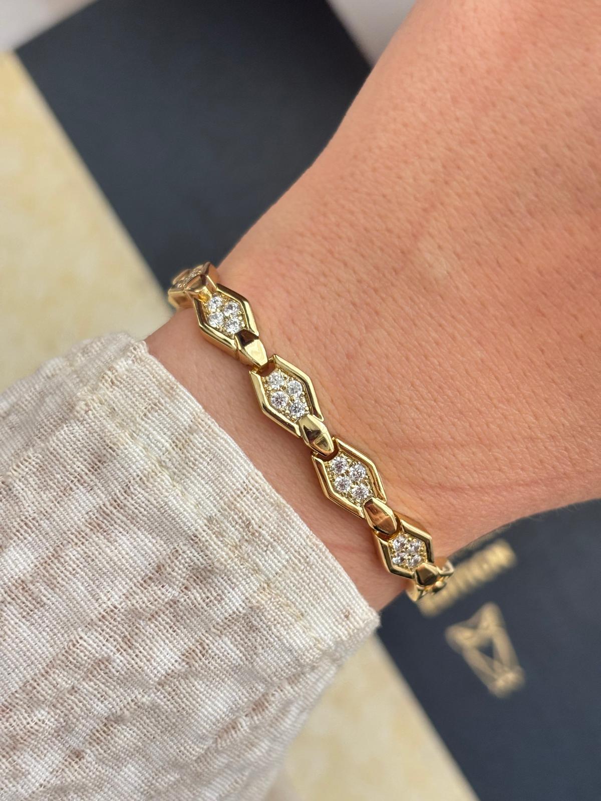 14K Xuping Bakla Desen Bileklik