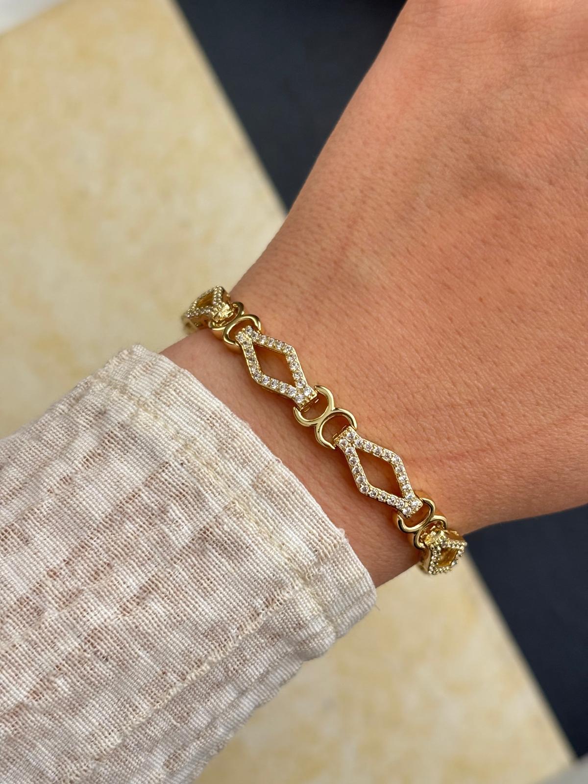 14K Xuping Bakla Desen Bileklik