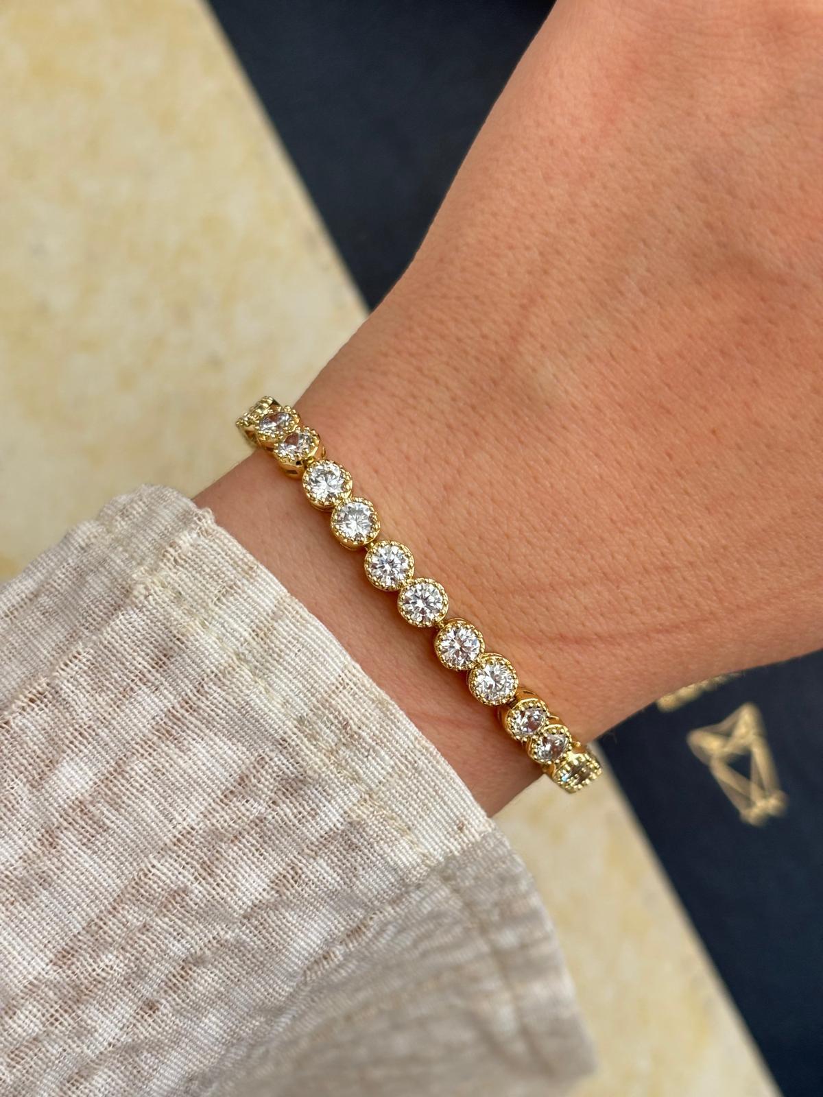 14K Xuping Su Yolu Bileklik