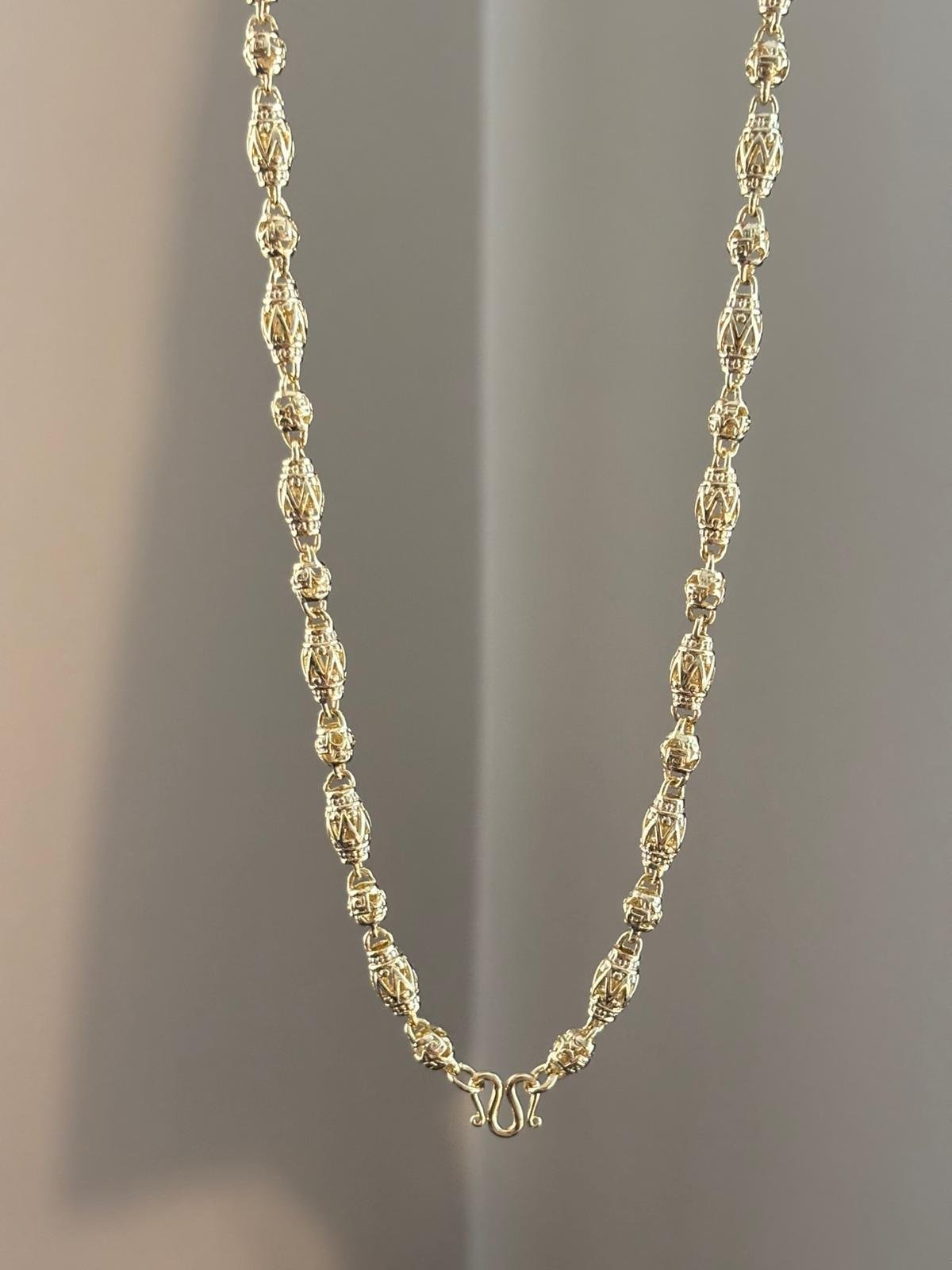 14K Xuping Tasarım Vintage Kolye(50cm)