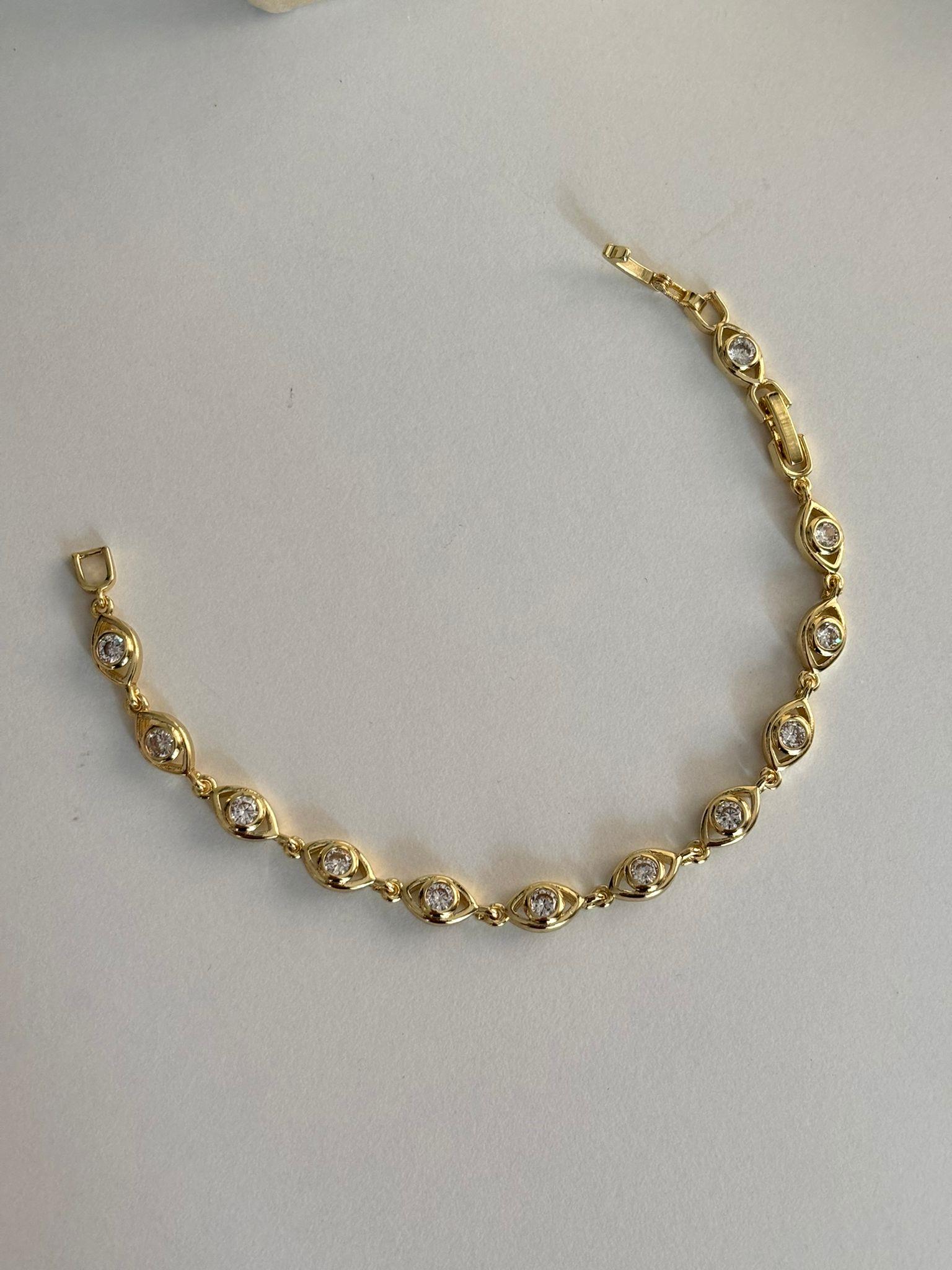 14K Xuping(Altın Kaplama) Göz Bileklik