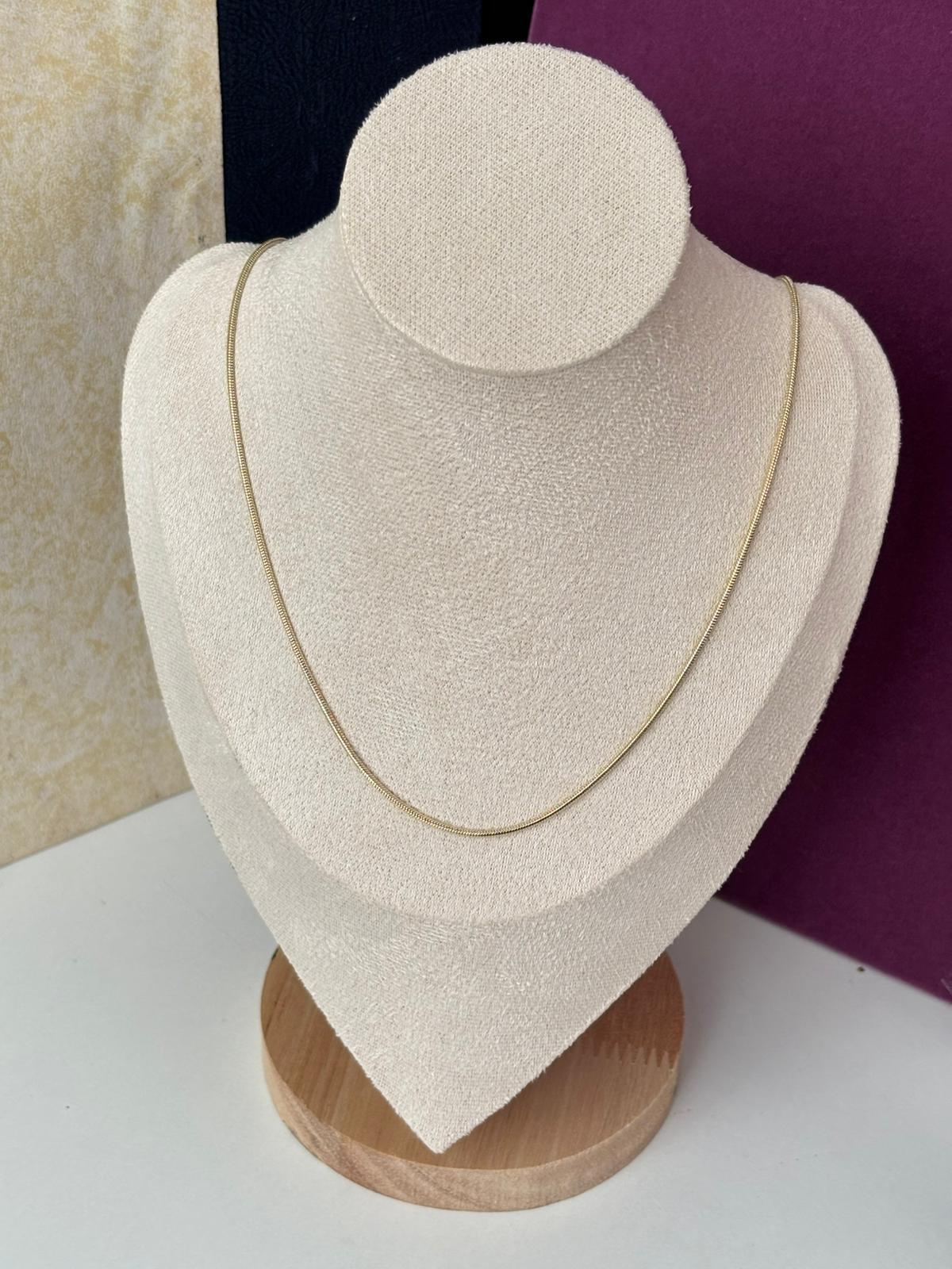 14K Xuping(Altın Kaplama) Yassı İnce Zincir(50cm)