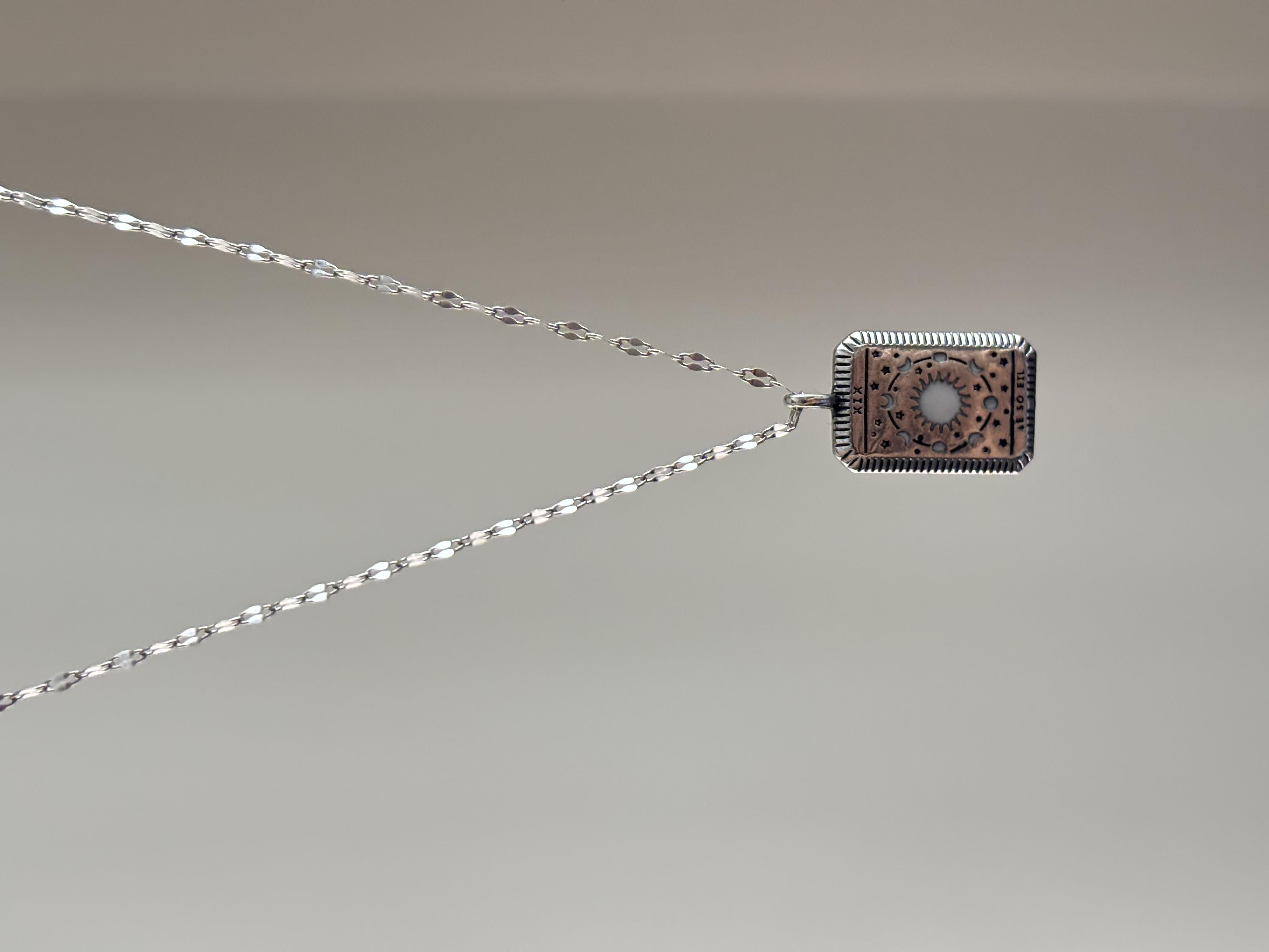 Galaksi Silver Çelik Kolye(45cm)