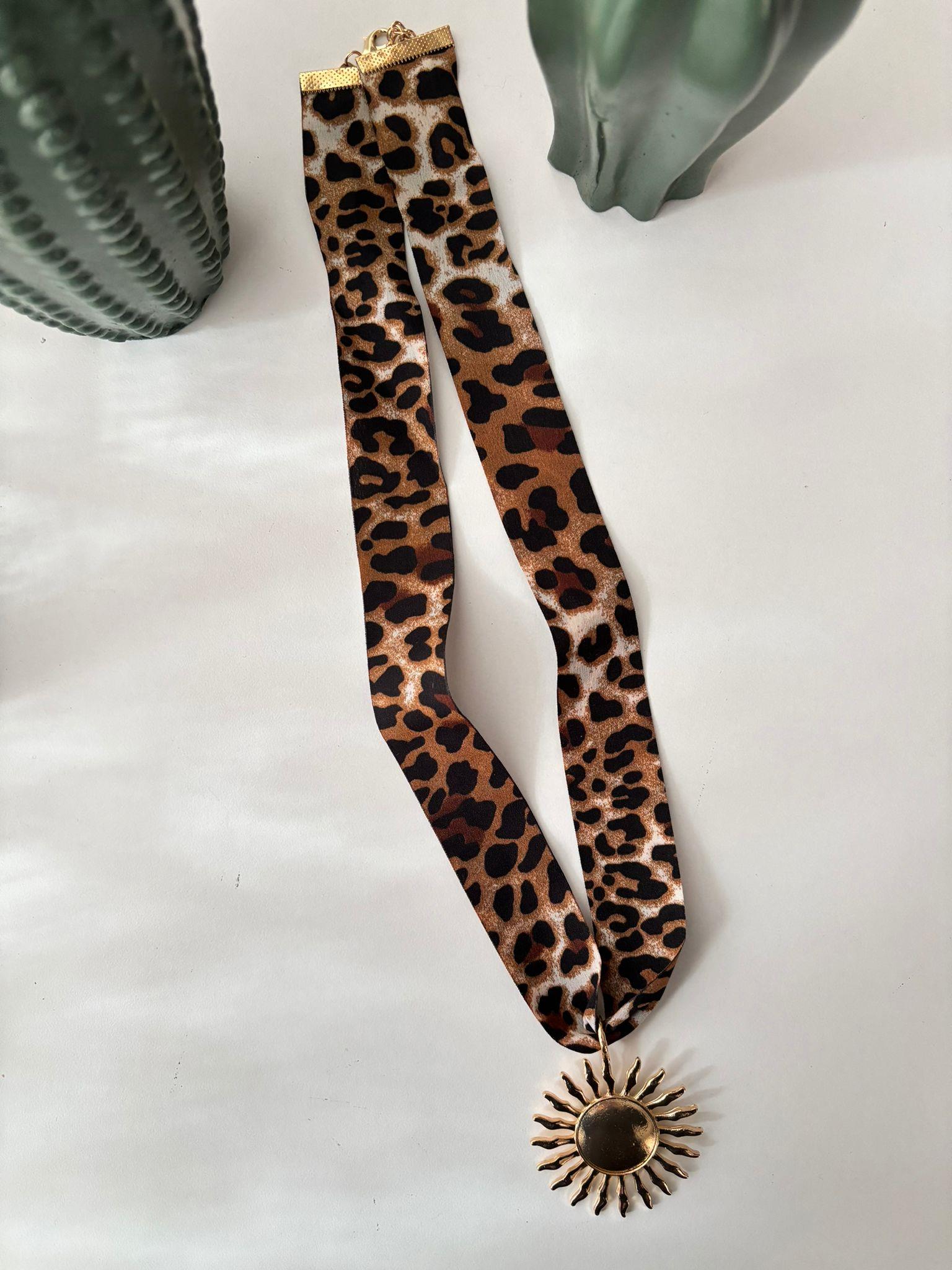 Güneş Leopar Tasarım Kolye