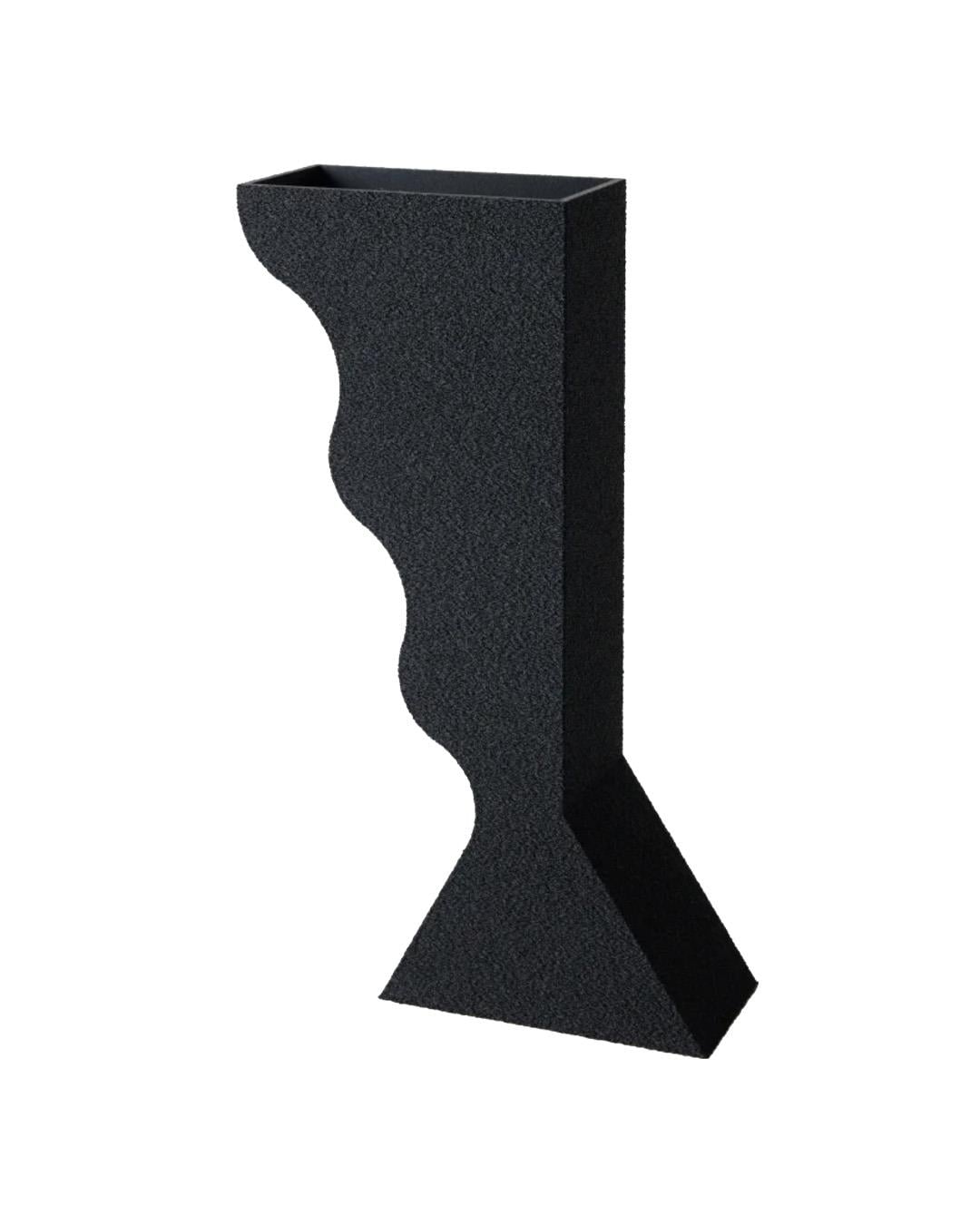 Das Pieces ''Rivulet'' 3D Printed Siyah Vazo