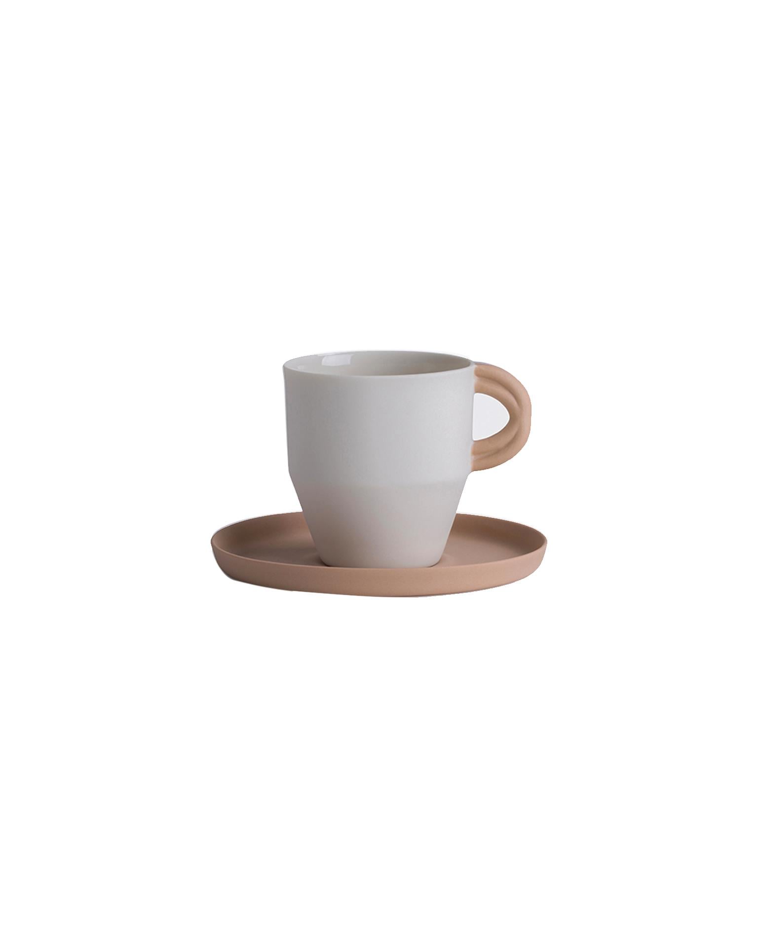 Kahve Fincanı ve Tabağı - Onni Design - Sütlü Kahve