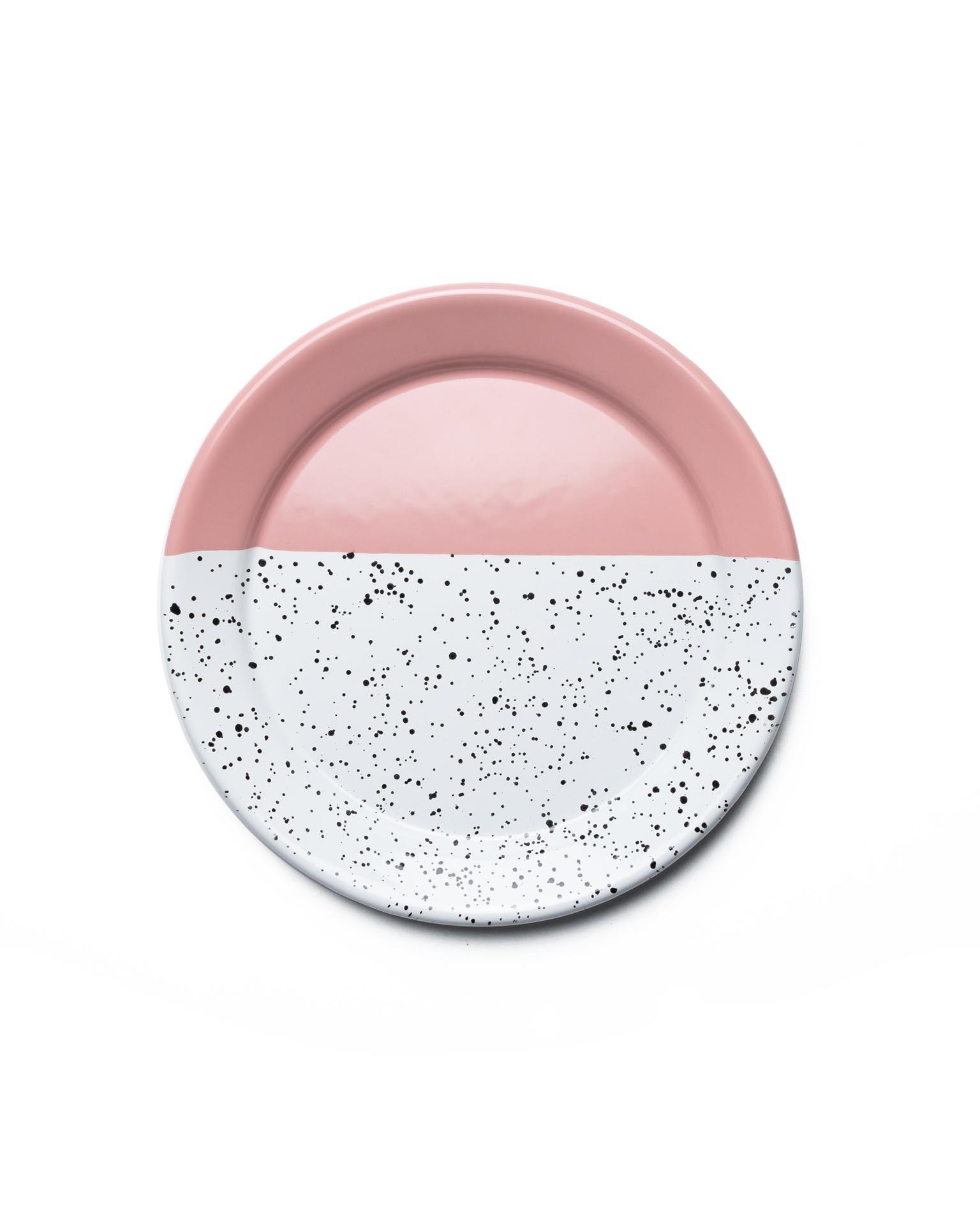 Kapka Mind-Pop Pembe Emaye Tabak