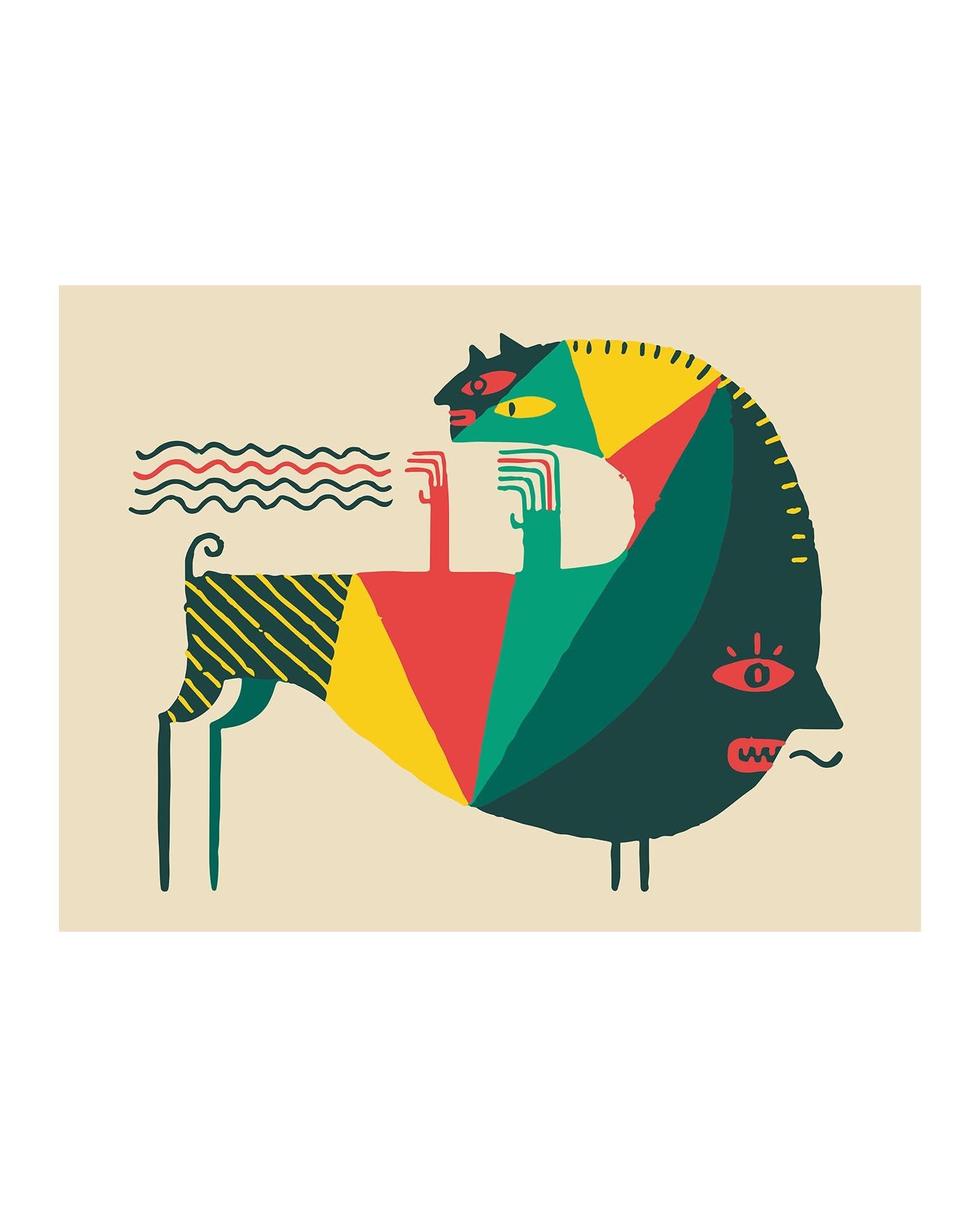 Murat Kalkavan “Voodoo II” Eşarp - OMM x Şarküteri Big Baboli