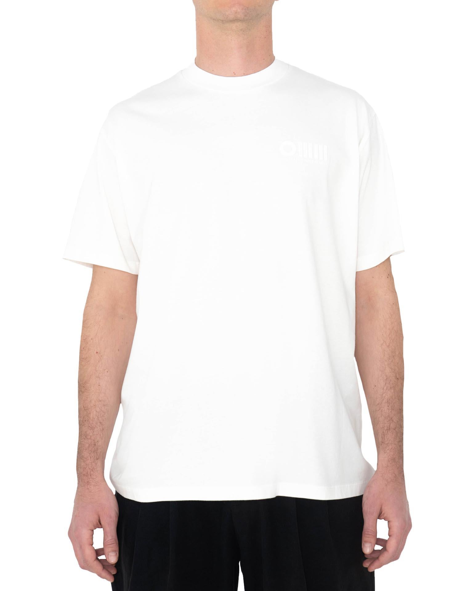 OMM Baskılı Erkek Beyaz Tişört