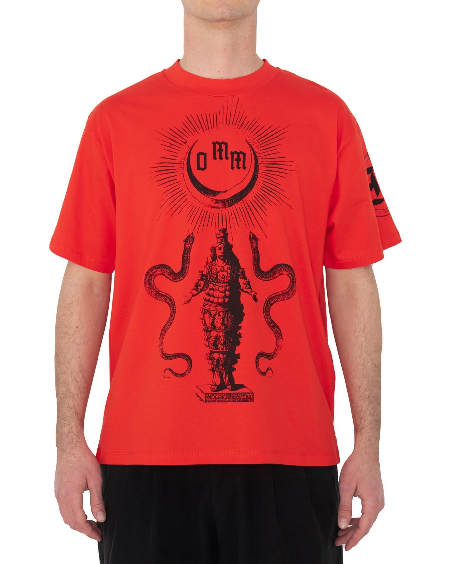 OMM Unisex Kırmızı Tişört