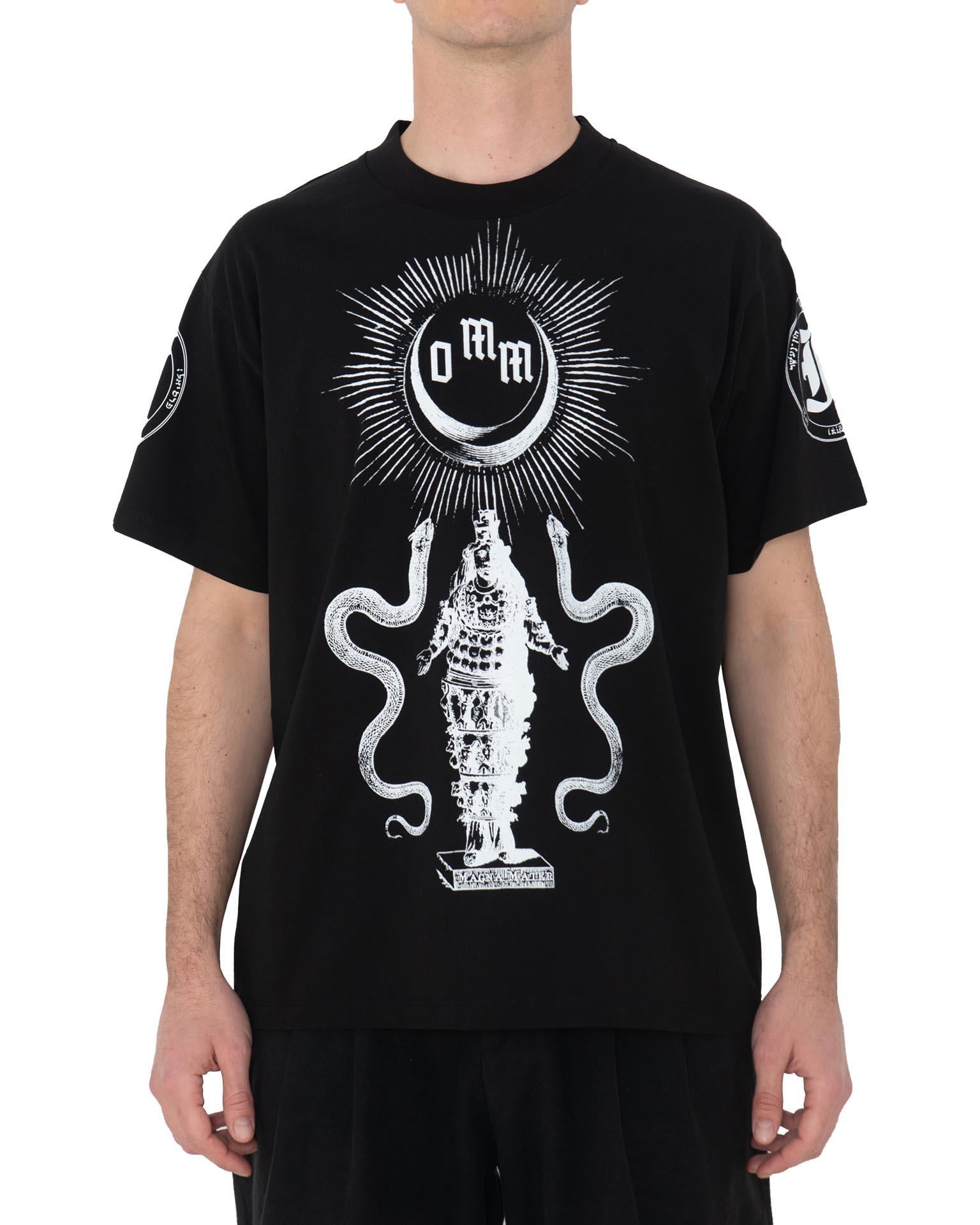 OMM Unisex Siyah Tişört