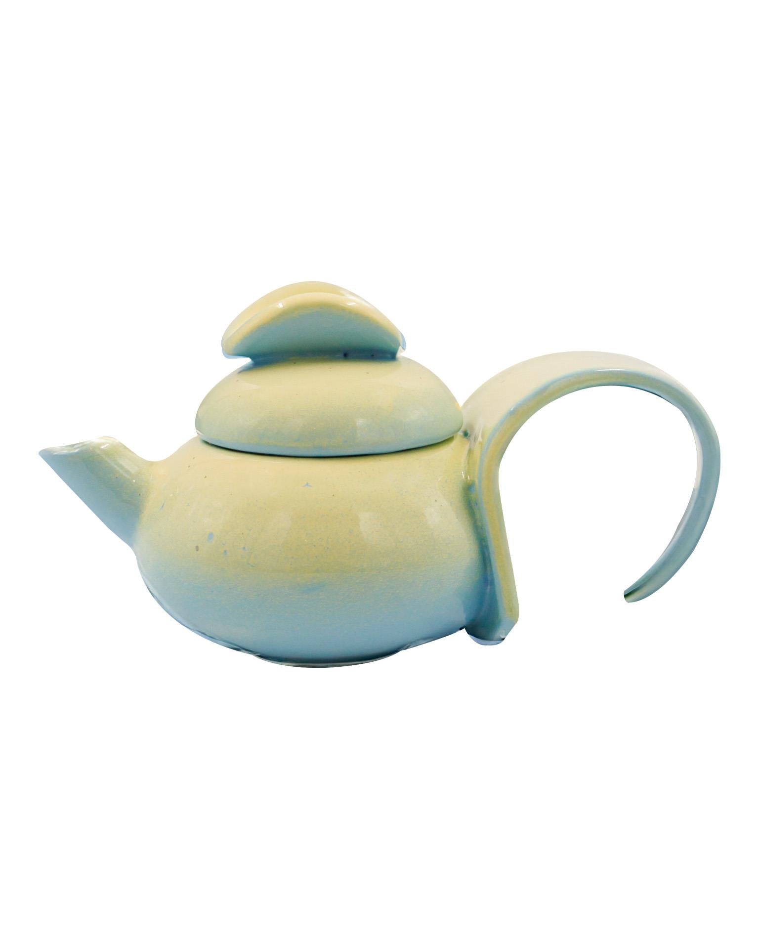 OMM x MU Ceramic Mavi Sarı Demlik No:1