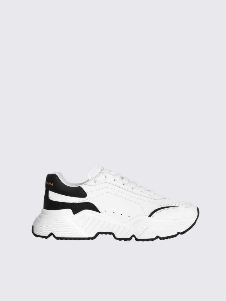 Daymaster White Sneakers In Nappa Calfskin