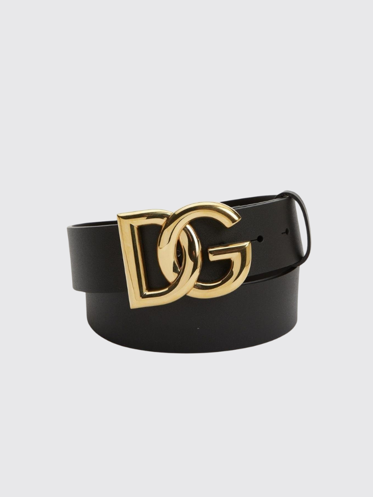 DG logo calf leather belt