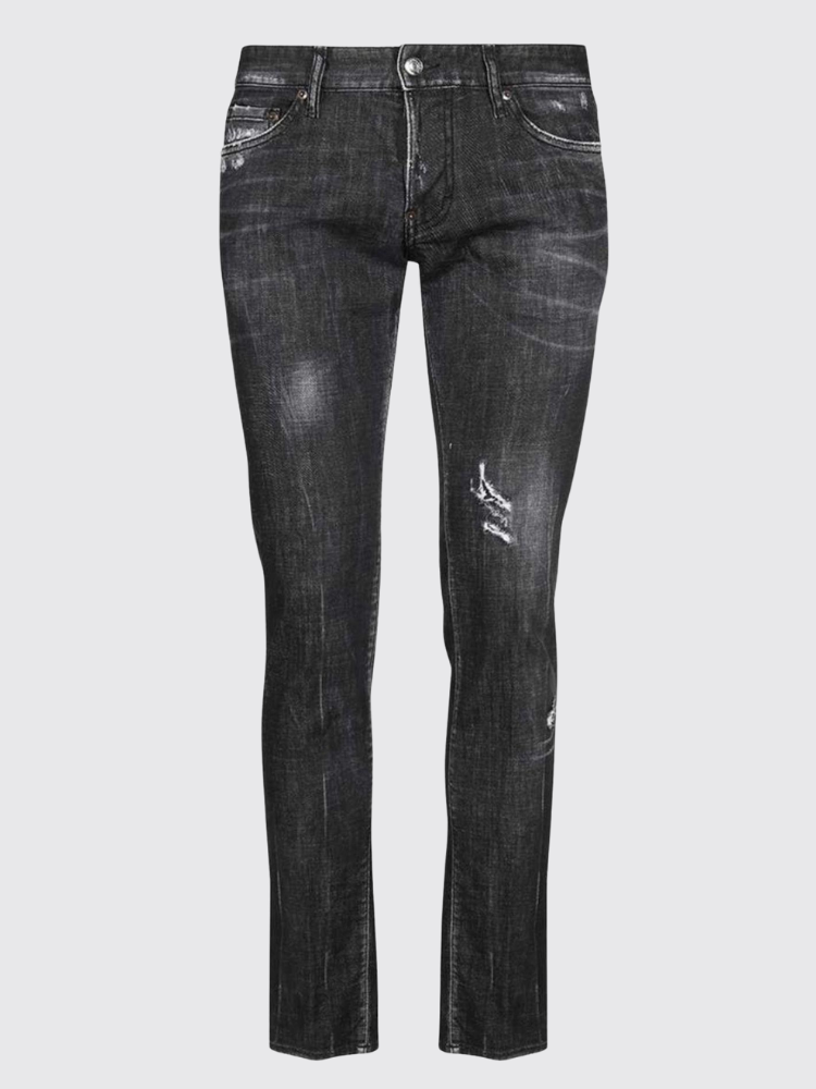 Distressed Straight Leg Jeans S74LB1038