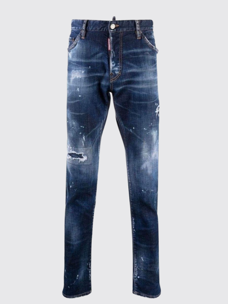 Distressed Straight-leg Jeans S79LA003944