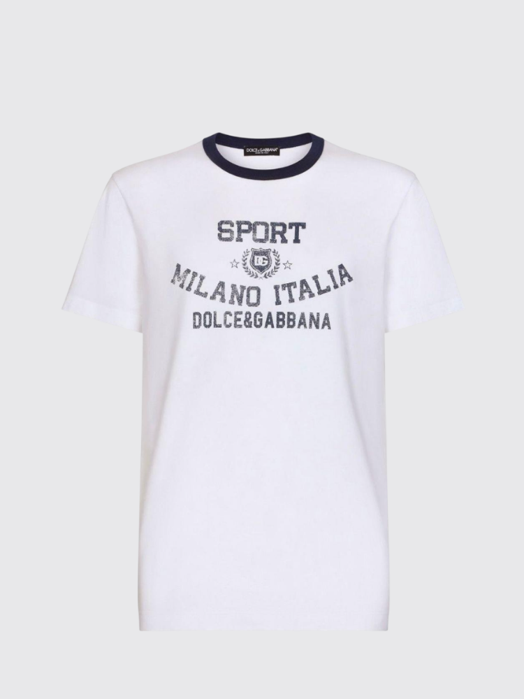 Dolce & Gabbana crackle-logo-print T-shirt