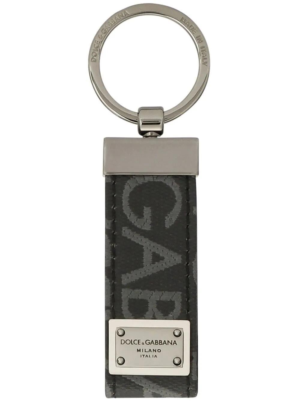 Dolce & Gabbana Logo Jacquard Keyring