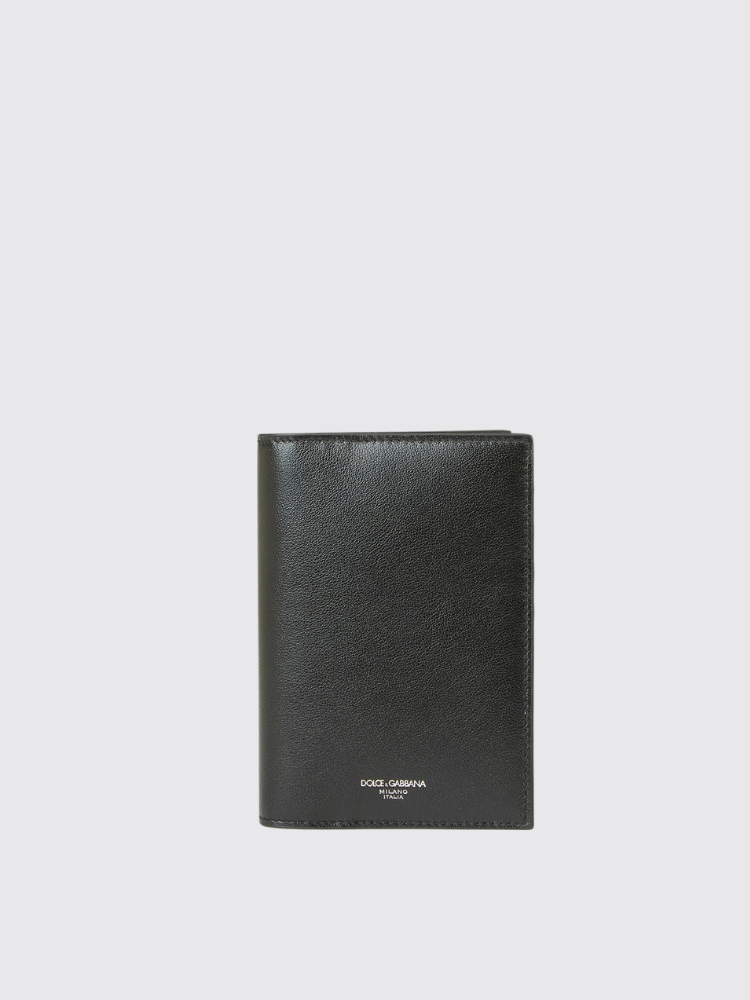 Dolce&Gabbana Black Calfskin Passport Holder