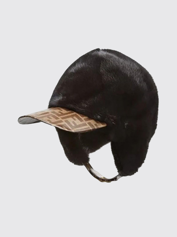 Fendi Black Mink Hat
